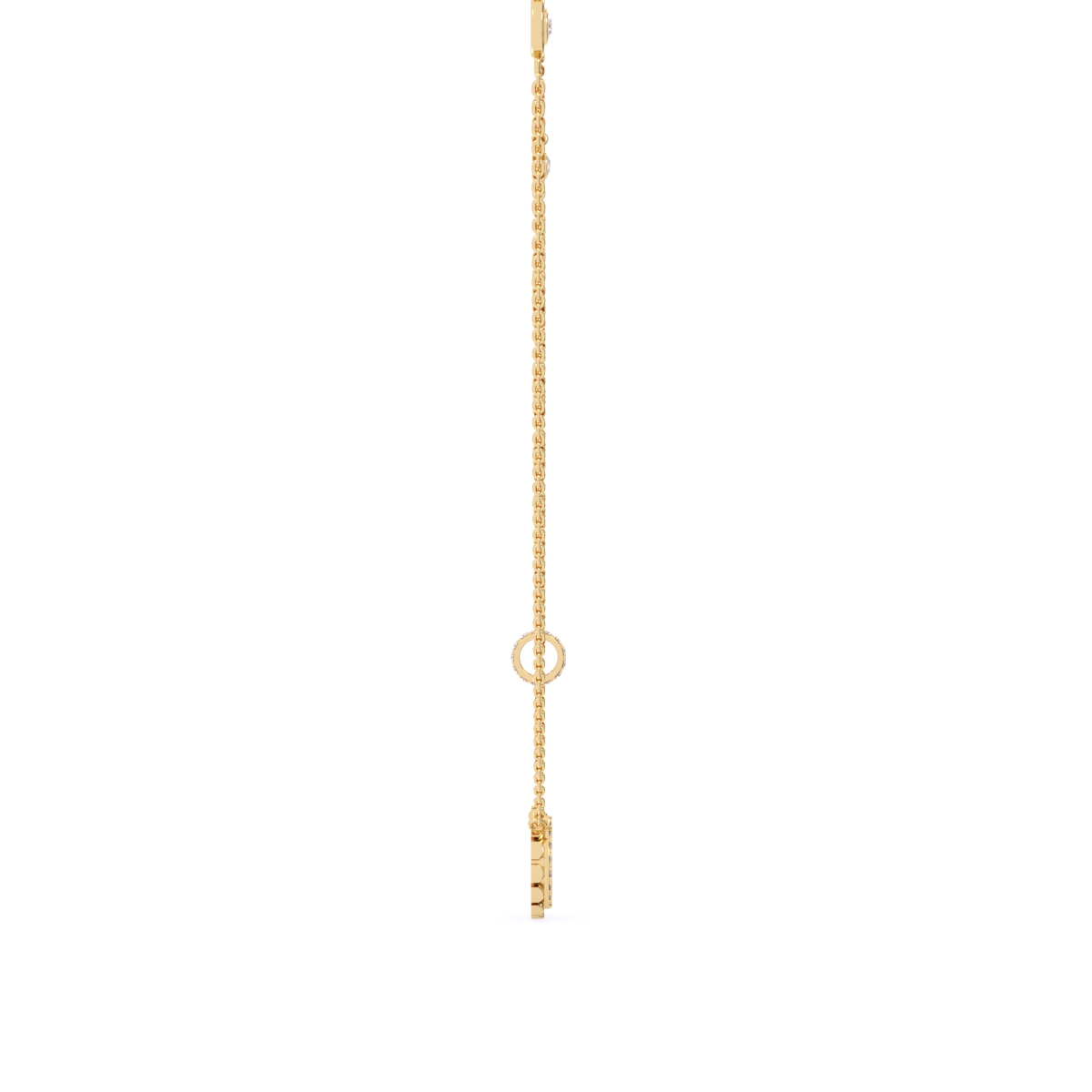 Unique Multi Layer and Bar Diamond Necklace